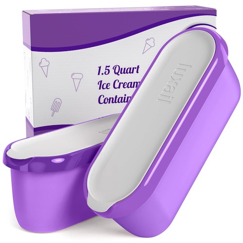 Ice cream containers - cream, for