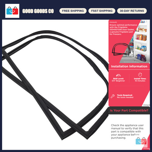 Freezer door gasket - freezer,